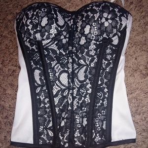 Corset bustier top